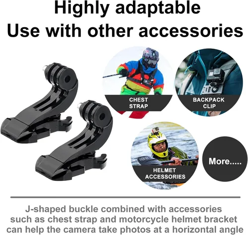 Vista 7 de Adecuado para la serie de accesorios de cámara GOPRO (montaje de hebilla de gancho J)