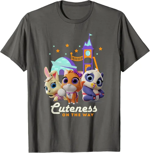 Vista 77 de Disney Camiseta Junior T.O.T.S. Cuteness On the Way Negro
