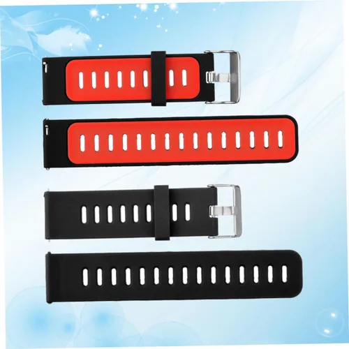 Vista 5 de Hemobllo 2 correas de reloj de silicona para reloj inteligente Sung Gear S3 correa engranajes de correa de lavado de muñeca bandas de reloj