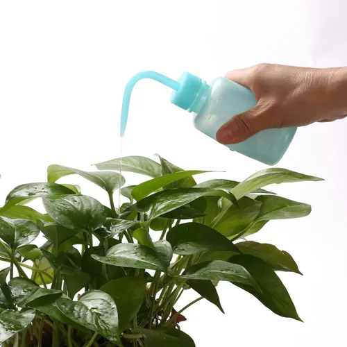 Vista 6 de 2 Botellas de Lavado de Tatuajes 150ml 5oz Chorro de Agua para Riego de Suculentas, Enjuague de Seguridad, Limpieza Médica - Negro y Azul