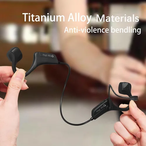 Vista 5 de Audífonos Bluetooth con micrófono, auriculares de diadema con micrófono, audífonos con cancelación de ruido y conexión multipunto Bluetooth 5.0