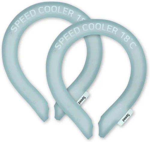 Vista 5 de SpeedUSA Insta Speed - Enfriadores de cuello (paquete de 2) (rosa y gris oscuro)