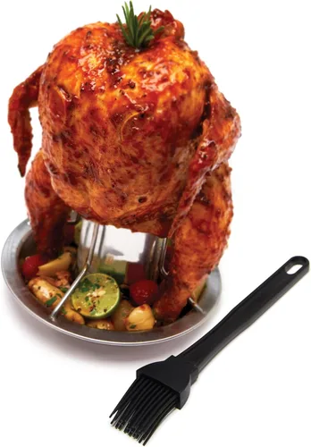 Vista 2 de GrillPro Asador de pollo de acero inoxidable 41333