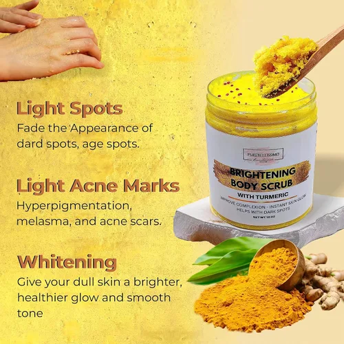 Vista 4 de Exfoliante de cúrcuma iluminadora para manchas oscuras