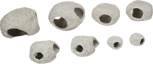 Vista 13 de Penn-Plax Deco-Replicas - Adorno de granito para acuario y escondite – Aspecto realista de piedra – Seguro para tanques de agua dulce y agua salada