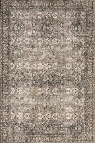Vista 5 de nuLOOM Aether - Alfombra de área con medallón marrón, 8 x 10 pies Éter Marrón