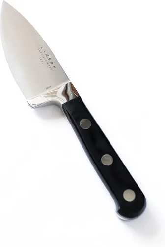Vista 2 de Lamson Premier - Cuchillo de chef forjado de 4 pulgadas, hoja de acero inoxidable de alto carbono, triple remachado para equilibrio, ideal
