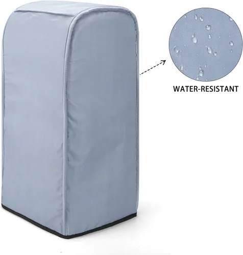 Vista 5 de Luxja Cubierta de licuadora compatible con Vitamix 64 oz. Licuadora de bajo perfil, negra (acolchada)