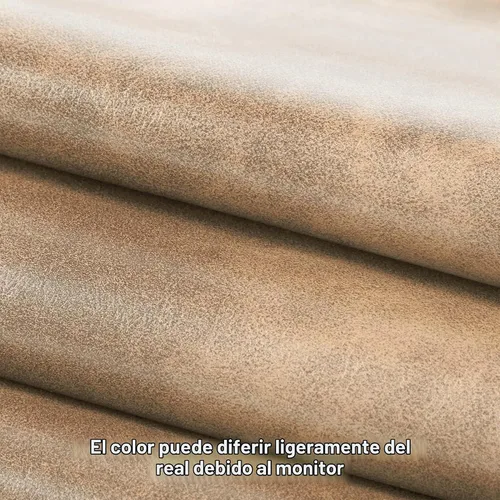 Vista 8 de DUHOME - Juego de 4 sillas de comedor tapizadas de piel sintética, color Camello