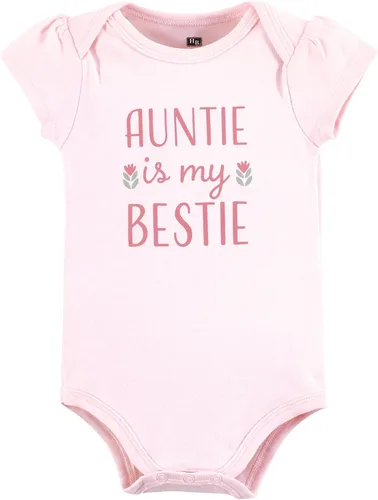 Vista 106 de Hudson Baby baby-girls Cotton Bodysuits 3-pack