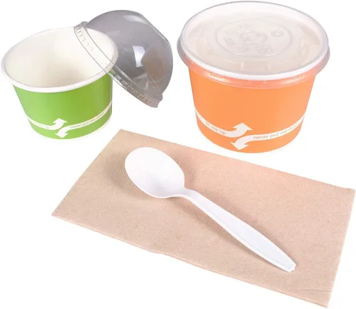 Vista 7 de Karat U3532W - Cuchara de sopa desechable de 5.6 pulgadas de poliéster, pesada, color blanco (paquete de 1000) PP Material, Sanitary Handling