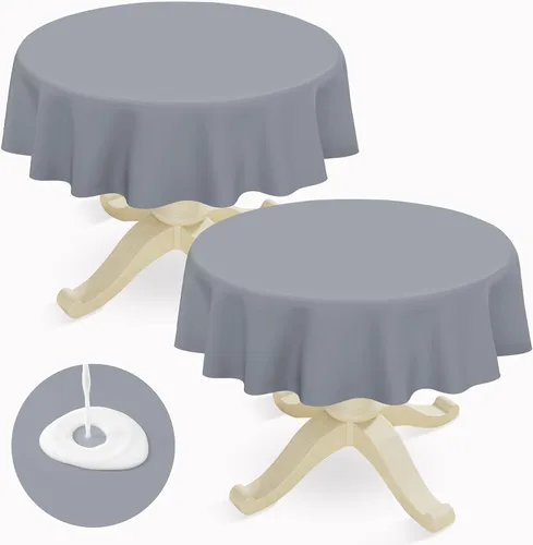 Vista 69 de homing - Mantel cuadrado de vinilo, mantel de plástico impermeable y a prueba de derrames con respaldo de franela, cubierta de mesa fácil de limpiar