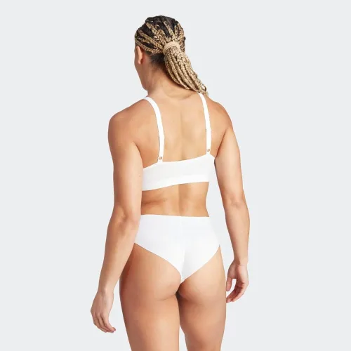 Vista 3 de adidas Sujetador sin costuras sin costuras Micro Flex para mujer