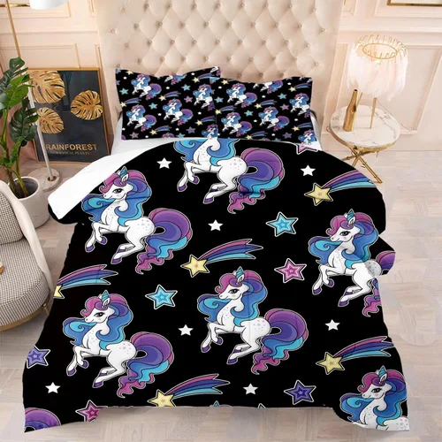 Vista 12 de Blue Wavy Stripes Comforter Set Twin Size 3D Optical Illusion Ocean Wave Bedding Set with 1 Pillowcase & 1 Comforter, Soft Geometric Blue White Bed