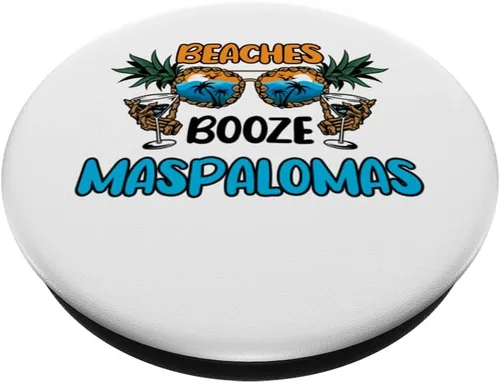 Vista 2 de Maspalomas Gran Canaria Beaches Spain Vacation Matching PopSockets Adhesive PopGrip