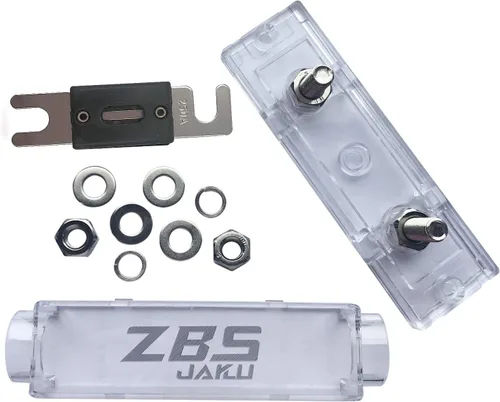 Vista 5 de Portafusibles en línea de 250 A, calibre 0/2/4/8 AWG ANL con fusibles ANL de 250 amperios para amplificador de audio de automóvil (paquete de 2)