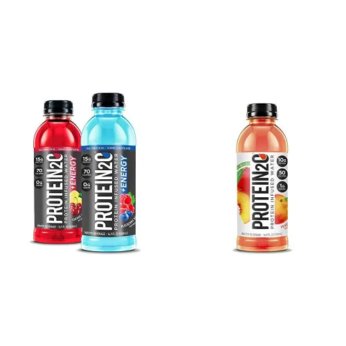 Vista 8 de Protein2o Paquete variado de agua con infusión de proteína de suero de leche y energía (botella de 16.9 onzas)