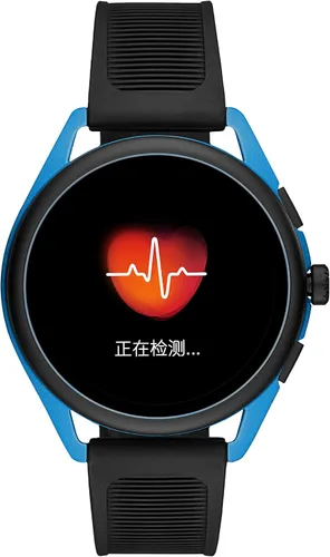 Vista 8 de Emporio Armani - Smartwatch 3 con tecnología Wear OS de Google con altavoz frecuencia cardíaca GPS NFC y notificaciones de celular inteligente Negro