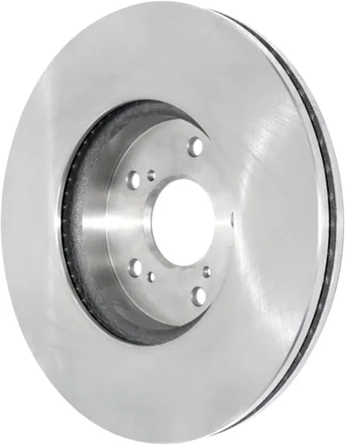 Vista 222 de Detroit Axle - Rotores de freno delantero para 04-13 Mazda 3 Rotores de frenos de disco 06-15 Mazda 5 Reemplazo: Rotor regular delantero de 11.81