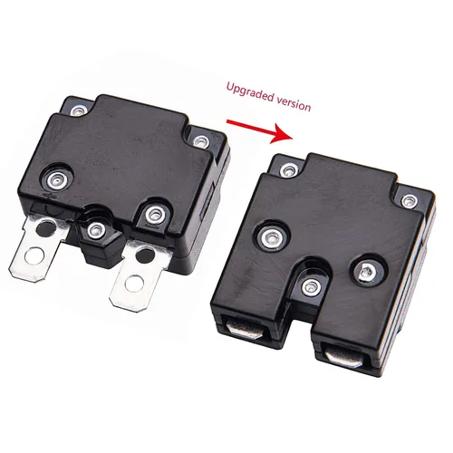Vista 4 de weelye 2 unids 10A 125/250Vac 50Vdc relé de reinicio automático interruptor térmico disyuntor protector de sobrecarga de corriente para niños montar