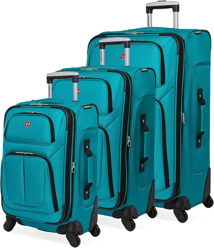 Vista 167 de SwissGear - Equipaje suave expandible Sion con ruedas, Negro