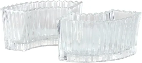 Vista 8 de MCMCNCUIU Jarrones de cristal para centros de mesa, jarrones de flores para centros de mesa de boda, jarrón de vidrio ámbar para flores, florero