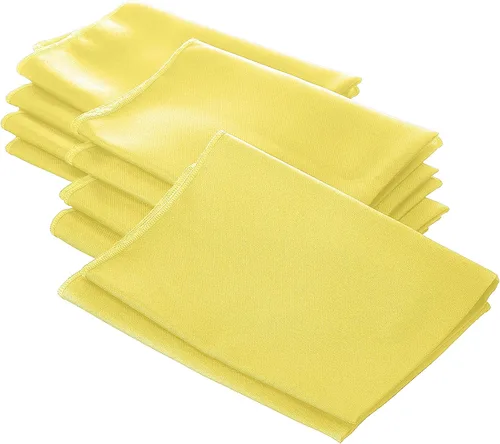 Vista 108 de LA Linen Paquete de 10 servilletas de popelina de poli, servilletas de tela suave, servilletas lavables y reutilizables, servilletas de mesa