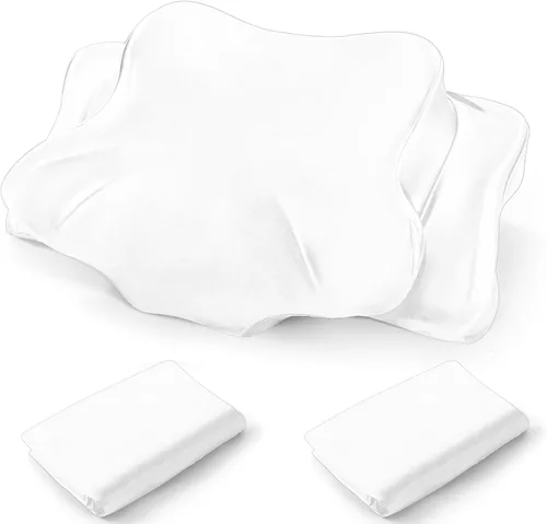 Vista 12 de Funda de almohada de satén grueso, funda de almohada elástica de 16 x 24 pulgadas para almohada cervical o almohadas de espuma viscoelástica