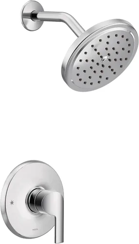 Vista 4 de Moen UTS3202BN Doux M-CORE 3-Series - Juego de molduras de ducha con 1 mango, requiere válvula, níquel cepillado