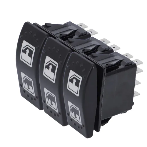 Vista 9 de Interruptor de elevalunas eléctrico del conductor de la mano izquierda para Can-Am 2016-2020 Defender & Defender Max 18-19 HD8 HD10 8 Pin Izquierdo