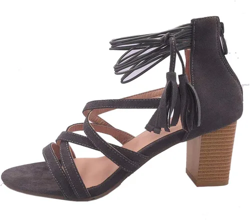 Vista 2 de Gracemee - Sandalias de gladiador para mujer, diseño de zapatos de verano