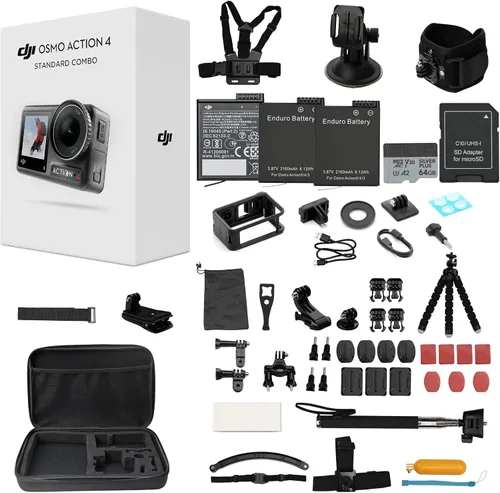 Vista 11 de DJI Osmo Action 4 - Paquete de cámara de acción impermeable, sensor de 1