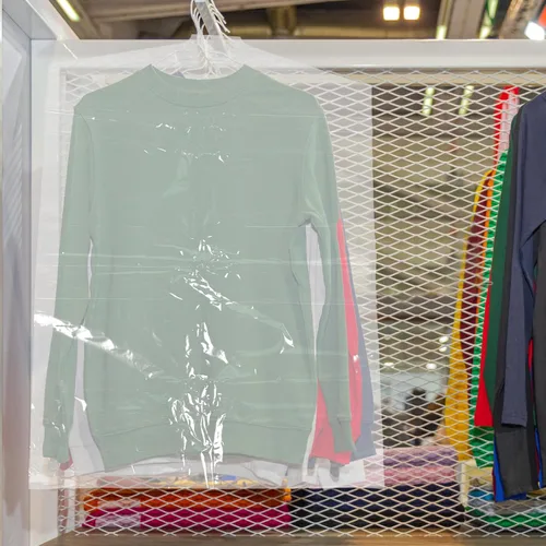 Vista 8 de 60 bolsas de ropa para colgar ropa: bolsas de plástico para ropa, cubiertas de ropa transparentes, bolsas de tintorería, bolsas colgantes