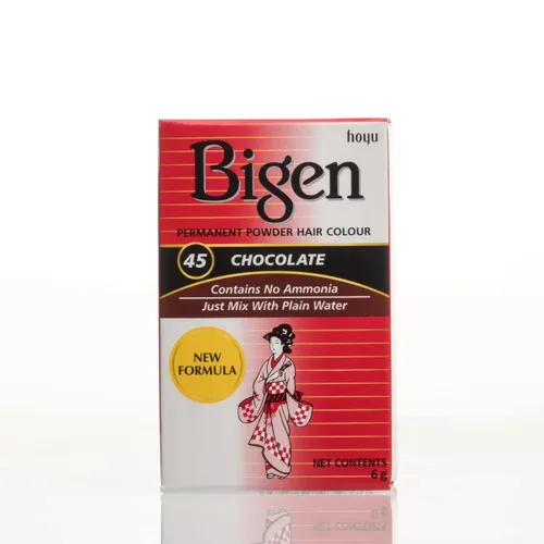 Vista 9 de Bigen - Tinte permanente en polvo, castaño claro #46, 0.21 onzas