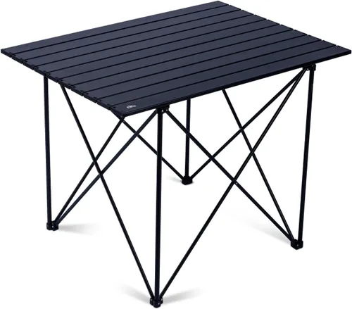 Vista 31 de iClimb - Mesa de camping ultraligera y compacta plegable con bolsa de transporte (color negro - L)