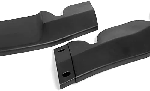 Vista 3 de Kit de 3 bordes de parachoques delantero compatibles con Toyota Supra A90 2019-2026, alerón de protección divisor estilo STP, difusor de aire