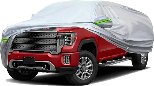 Vista 29 de TUCAREST - Funda de auto completa de 6 capas de alta calidad, diseño de cremallera de carcasa dura, impermeable, resistente a la intemperie