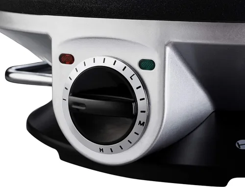 Vista 6 de Health and Home Máquina para crepes sin bordes, máquina de crepas de 13 pulgadas y plancha eléctrica, máquina para hacer panqueques antiadherente