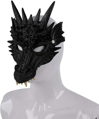Vista 2 de BaronHong - Disfraz de Halloween de Mardi Gras, alas de águila para adulto