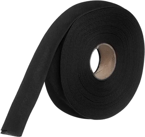 Vista 50 de MECCANIXITY Cinta al bies de doble pliegue de 1 pulgada, cinta al bies de poliéster continua a granel para coser, costura, acolchado, dobladillo