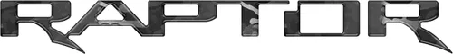 Vista 4 de Insertos de emblema para portón trasero Raptor - Compatible con Raptor 2017-2026