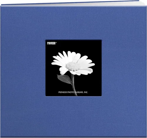 Vista 12 de Pioneer Libro de Memoria con Marco de Tela Frontal Postbound de 5 por 7 Pulgadas, Rojo Manzana