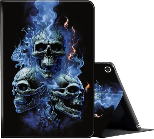 Vista 17 de Funda para todas las tabletas Amazon Kindle Fire 7 (9ª/7ª/5ª generación, versión 2019/2017/2015), funda inteligente con soporte deslizante