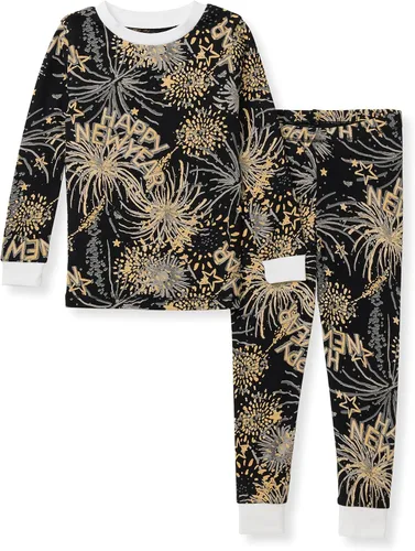 Vista 24 de Burt's Bees Baby Conjunto de Pijama de 2 Piezas para Niños con Camiseta de Manga Larga y Pantalones de Algodón Orgánico Guitarra acústica.