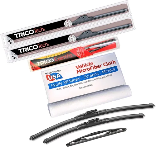 Vista 9 de WiperBladesUSA Limpiaparabrisas de Hoja Beam compatibles con BMW 530i 1975 (Juego de 2) Limpiaparabrisas