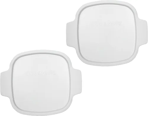 Vista 6 de Corningware – tapa de plástico blanco de 1 cuarto / 1.5 cuartos para estufa (se ajusta a los platos de vidrio Corningware A-1-B y A-1.5-B)