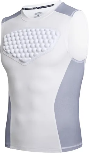 Vista 8 de COOLOMG Protector de pecho de béisbol juvenil Softbol Camisa acolchada Protector de corazón Protección del esternón para fútbol lacrosse