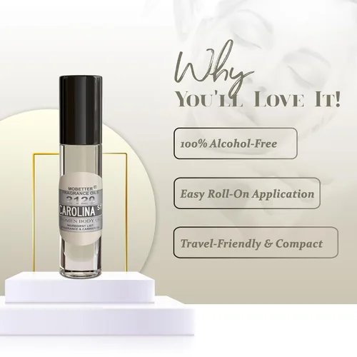 Vista 3 de MOBETTER FRAGRANCE OILS 2120 Carolina Street Aceite Perfumado Corporal para Mujeres, fragancia Floral Amaderada de Almizcle para mujeres, Sin