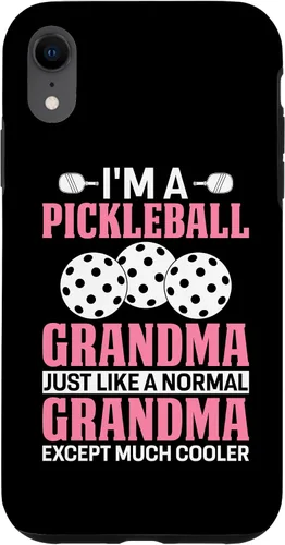 Vista 9 de Funda para iPhone 12 mini Pickleball Grandma Much Cooler Pickle Ball Player Case