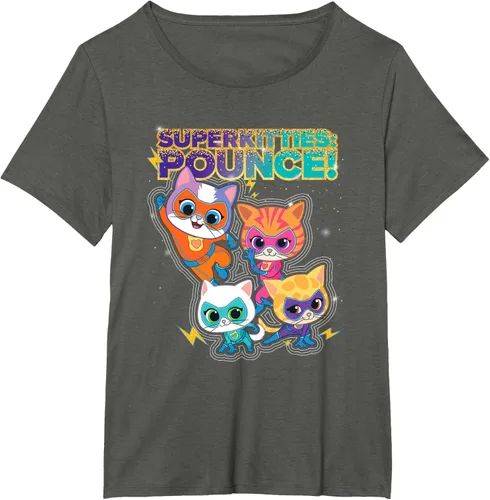 Vista 55 de Disney Junior SuperKitties Pounce! Camiseta de equipo completo, talla S